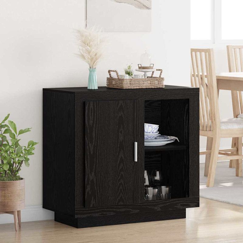 Accent Cabinet, Black Oak