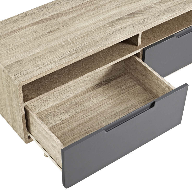 Origin 47" TV Stand - 47 Inches, Natural/Gray