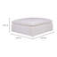Repose-pieds en tissu Tila Performance-1964633509