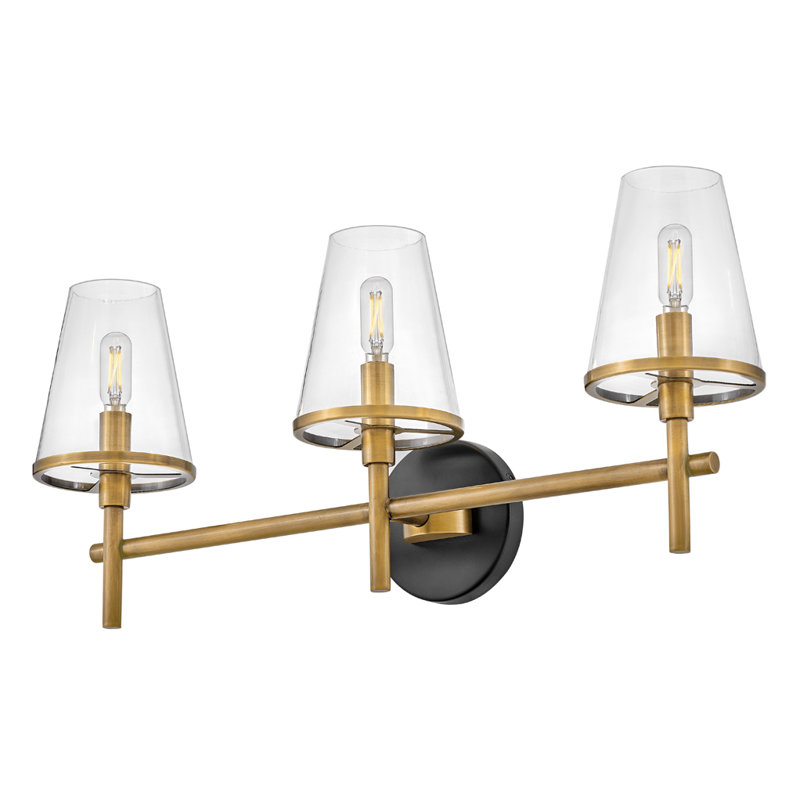 Marten 3-Light Two-Tone Bath Vanity Fixture