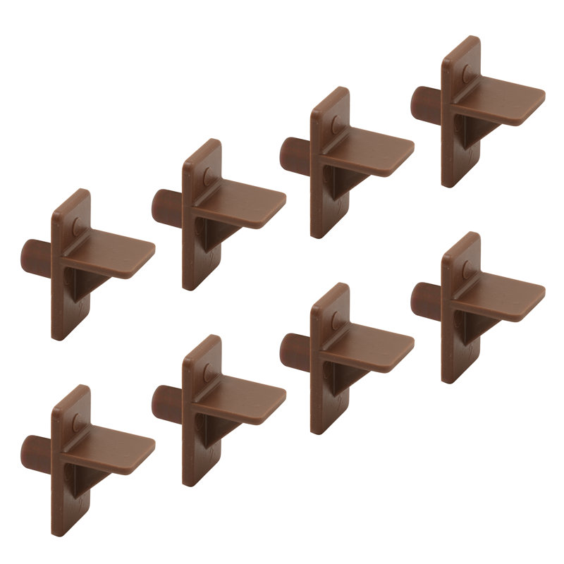 Support de tablette en plastique brun 1/4 po Prime-Line 1/4 po