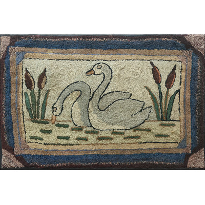 Petit tapis crocheté américain