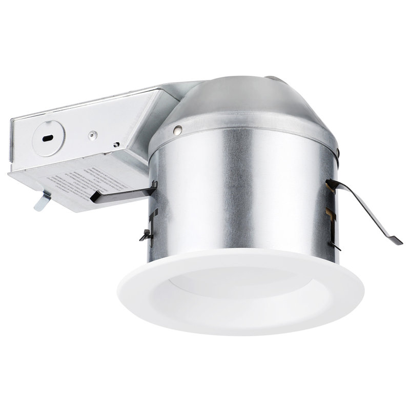 Boîtier encastrable 4 po Remodel IC de qualité commerciale pour plafond isolé