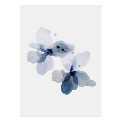 Impression florale transitionnelle sans cadre