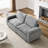 84” Upholstered Cloud Sofa-1119419532