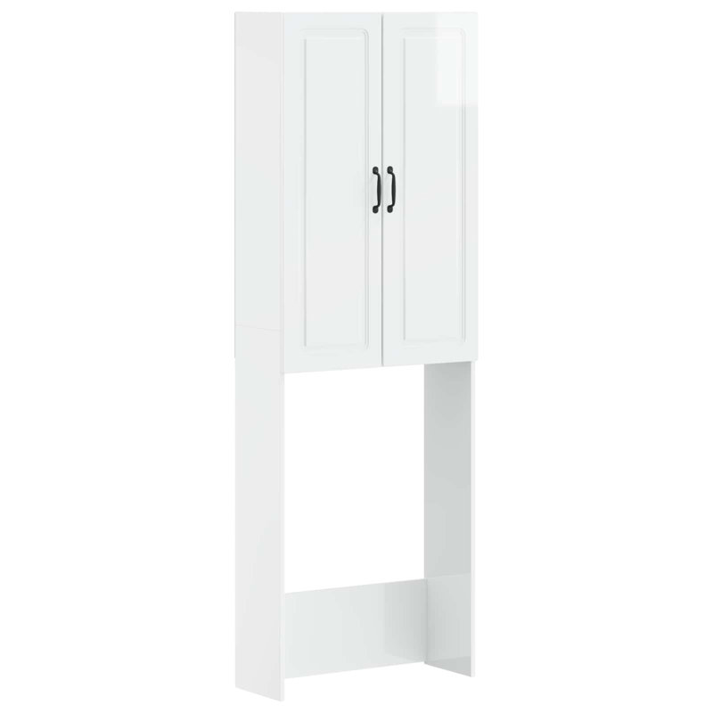 Bathroom Storage, High Gloss White