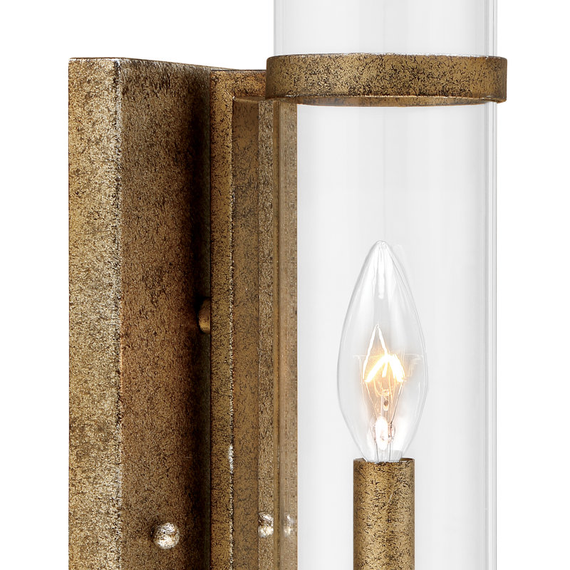 Plafonnier encastré 1 lumière Pineiro, Doré vieilli