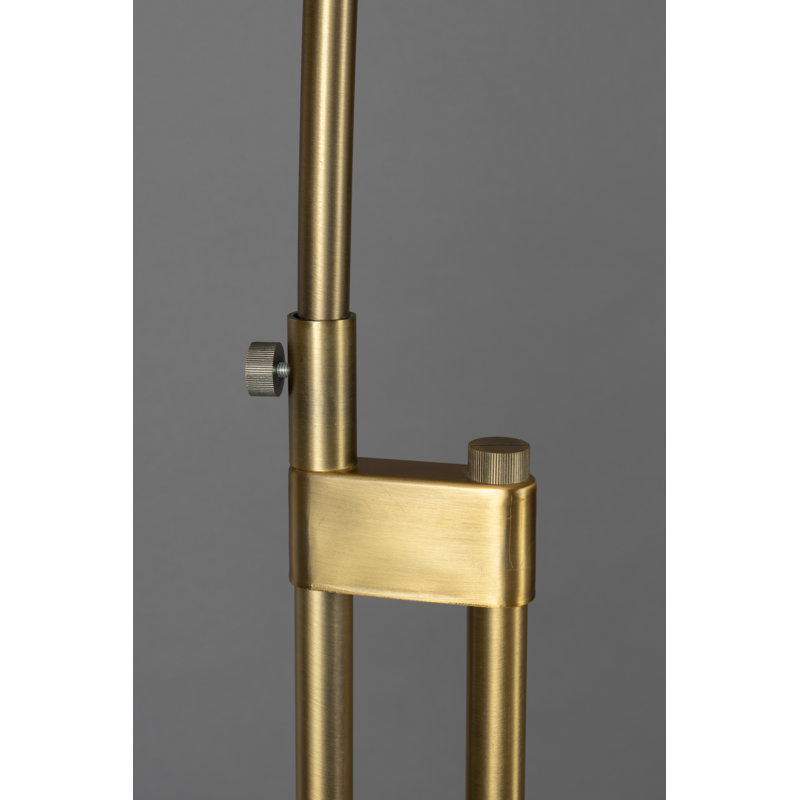 Lampe sur pied arquée noire 83 po