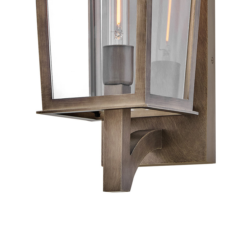 Georgetown 1 - Light Outdoor Wall Lantern, Burnished Bronze, 21.75" H x 7" W x 8" D