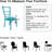 2 pcs outdoor chair cushions, Seat/Back, seat cushions, 18.5" W x 16" D-722308642-724055071