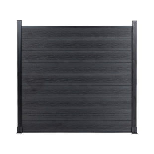 Panneau de clôture d'intimité H 6 pi x l 6 pi avec cadre en aluminium, facile à installer