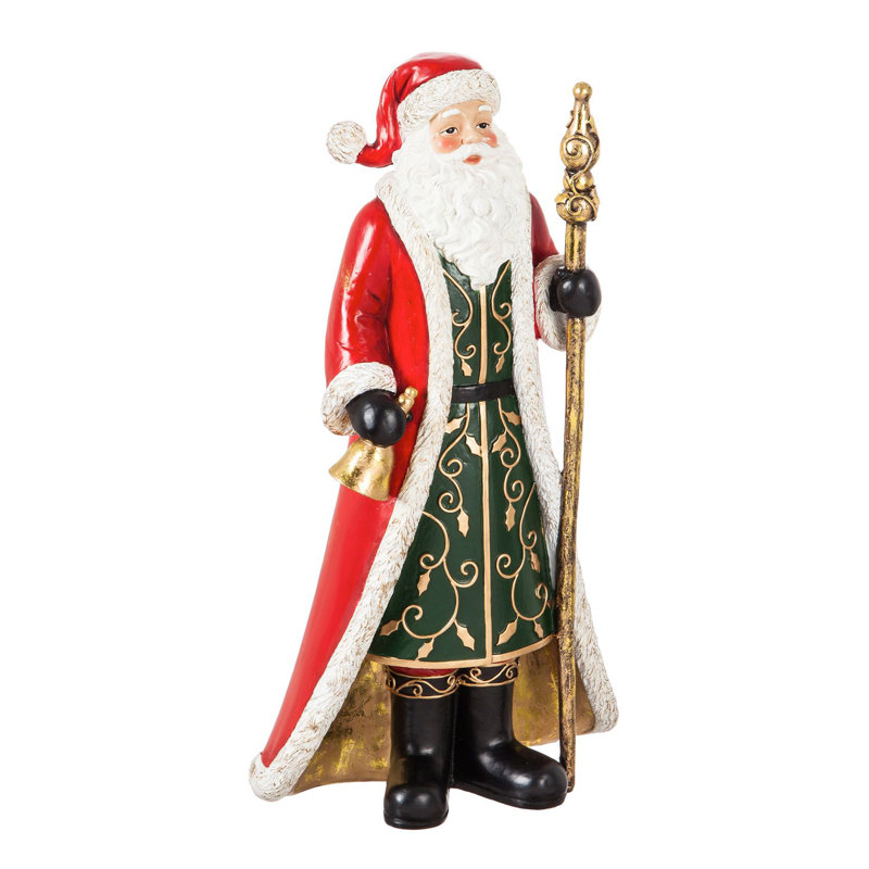 Statue de jardin de père Noël traditionnel Carlstrom