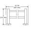 Zendo™ Double 24" Towel Bar-50350790