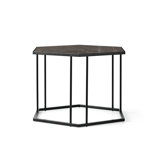Renee Hexagonal Coffee Table with Metal Frame
