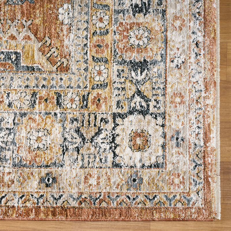 Tapis Ares Oushak, Rust, Tapis de couloir 2 pi 6 po x 8 pi