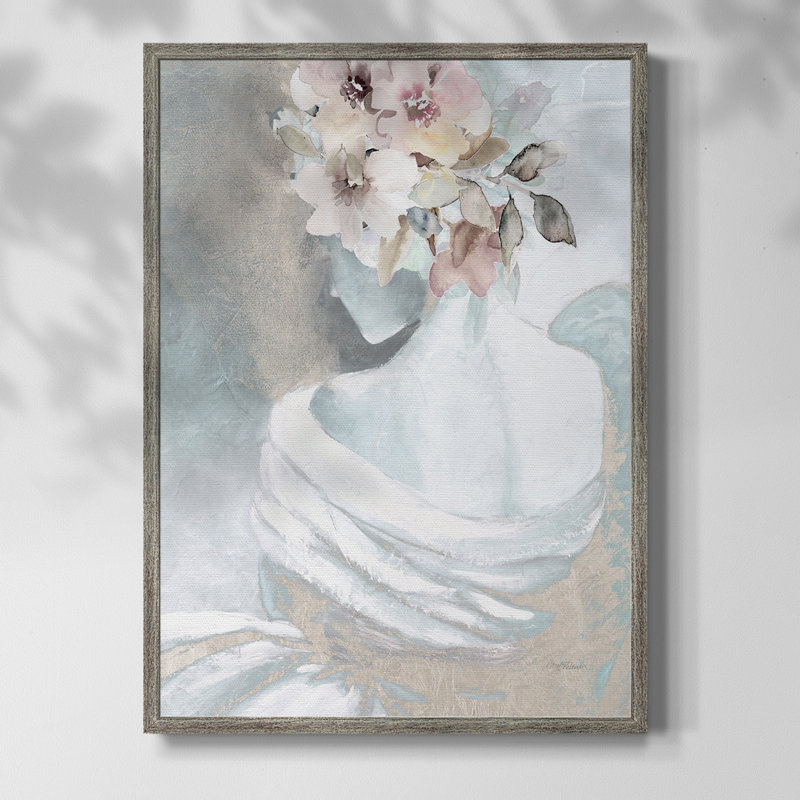 Whisper II, reproduction encadrée - bois massif 49480, H 11 po x l 9 po