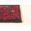 Tapis rouge teimani noué à la main 3 pi 6 po x 6 pi 10 po