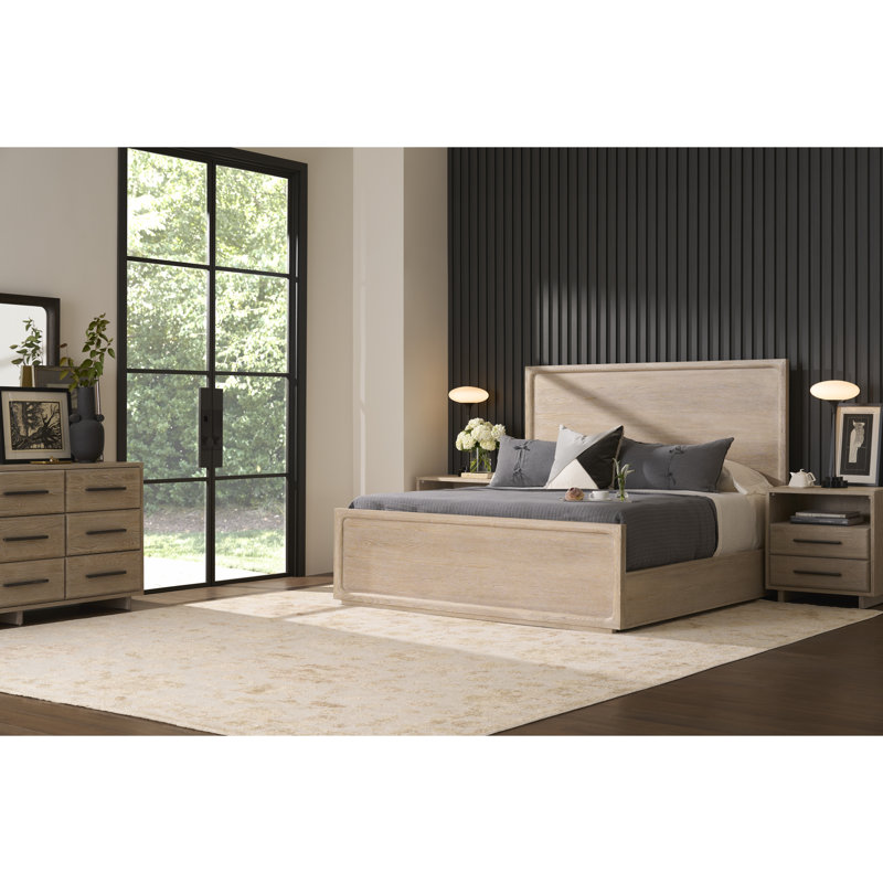 Modern 9 - Drawer Dresser, Brown
