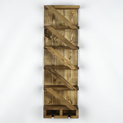 Wall Mounted Wood Wine Rack by Millwood Pines