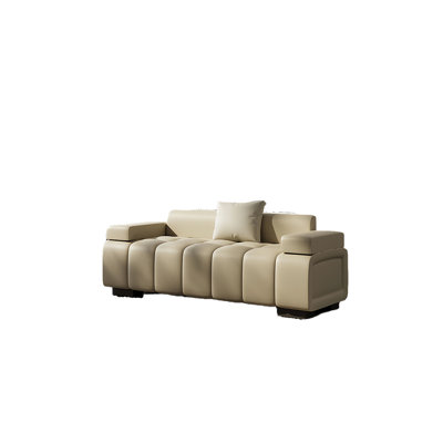Leather Match Upholstered Bench