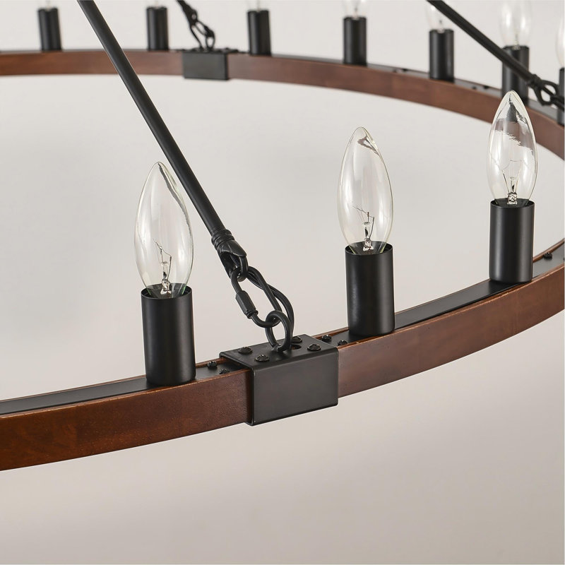 Lustre en bois 53 po