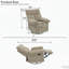 Fauteuil inclinable pivotant avec tissu texturé-433814490