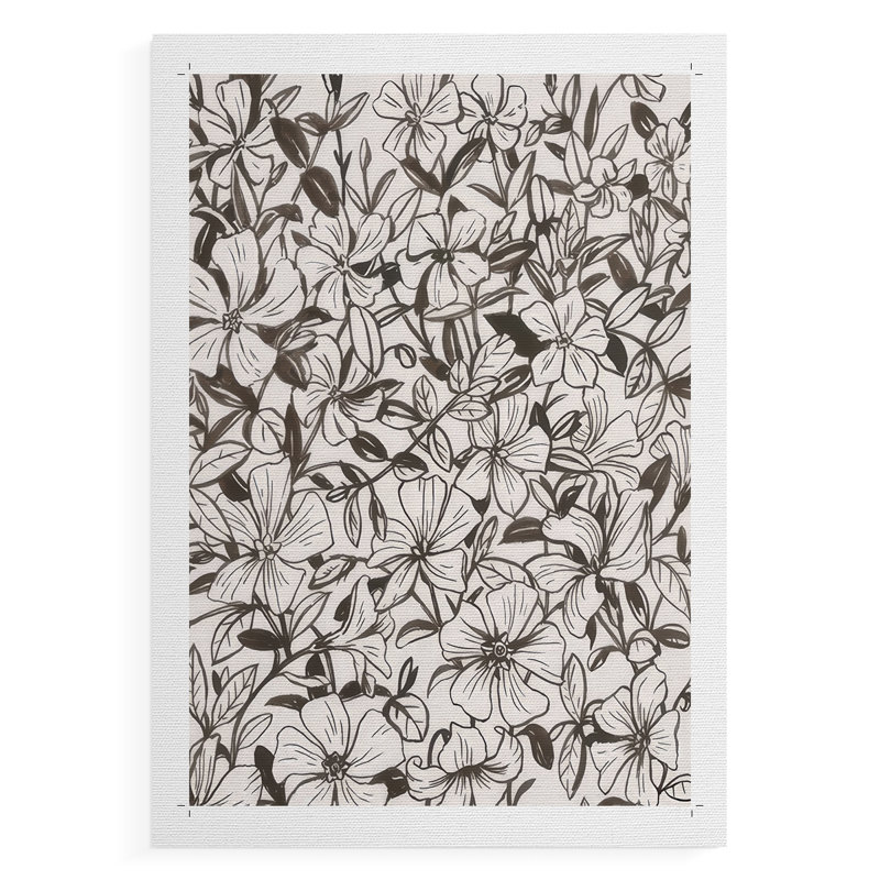Periwinkle Daze II - Impression sur toile seulement - NON CADRE, H 27 po x l 18 po