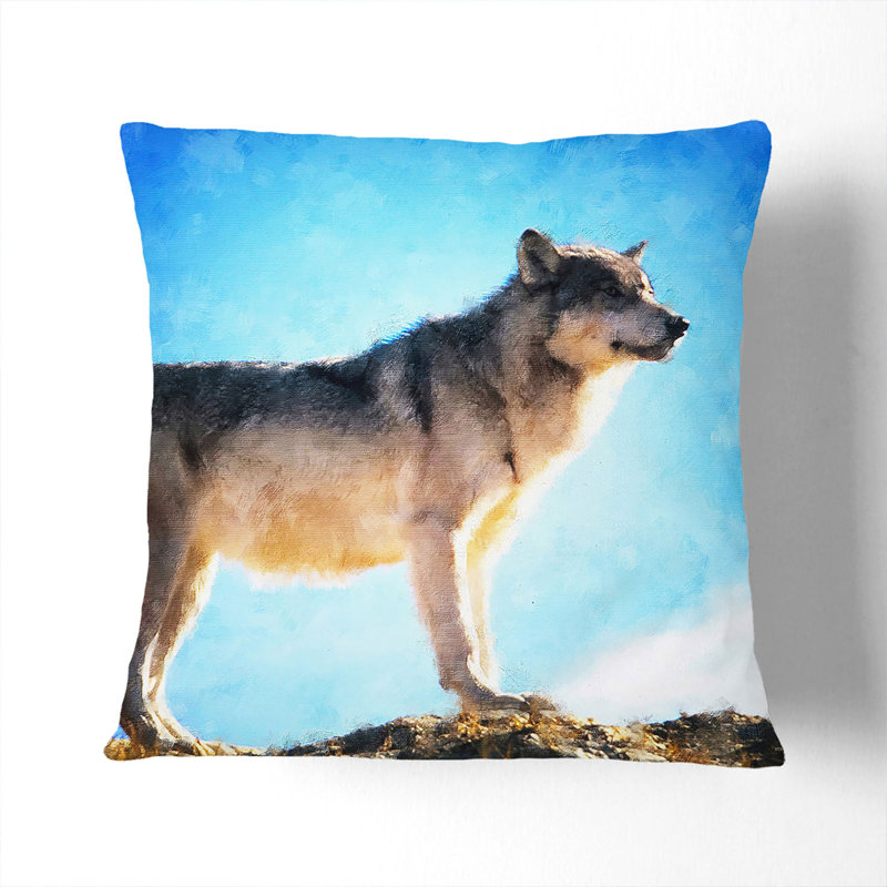 Wolf Vol.1 Scatter Cushion, 55cm H x 55cm W x 20cm D