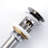 Pop-Up Bathroom Sink Drain Stopper with Overflow-15858016