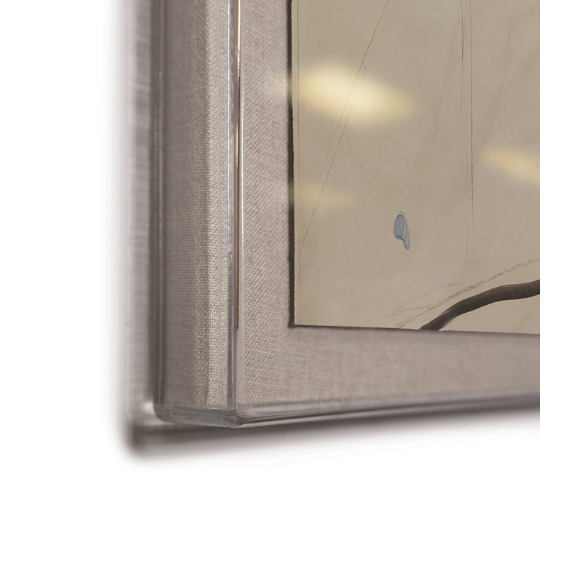 Rooftops Print by Paule Marrot, Acrylic Box, 56" H x 44" W x 1.25" D