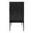  Stevens Charcoal Oak Marble Top Sideboard