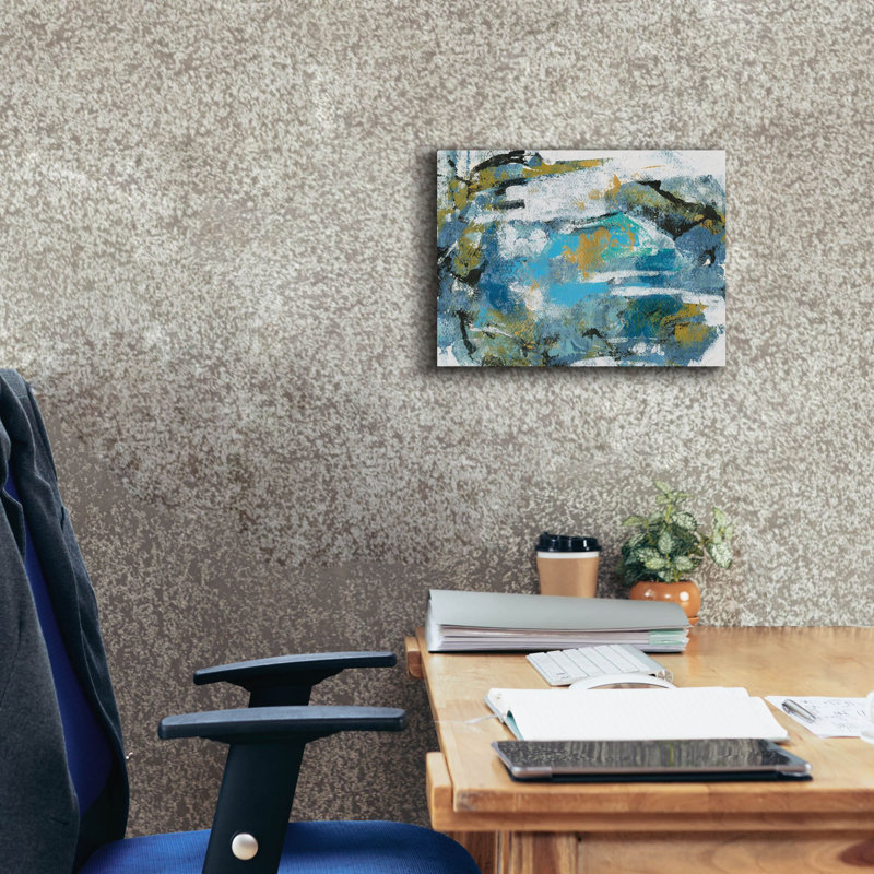 «Epom Graffiti» Impromptu II »par Silvia Vassileva, art mural sur toile, 16 po x 12 po, H 12 po x l 16 po