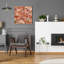  «Eloquent Symphony X2» par Laura Gibson, art mural en verre acrylique, 24 po x 24 po-1499988976