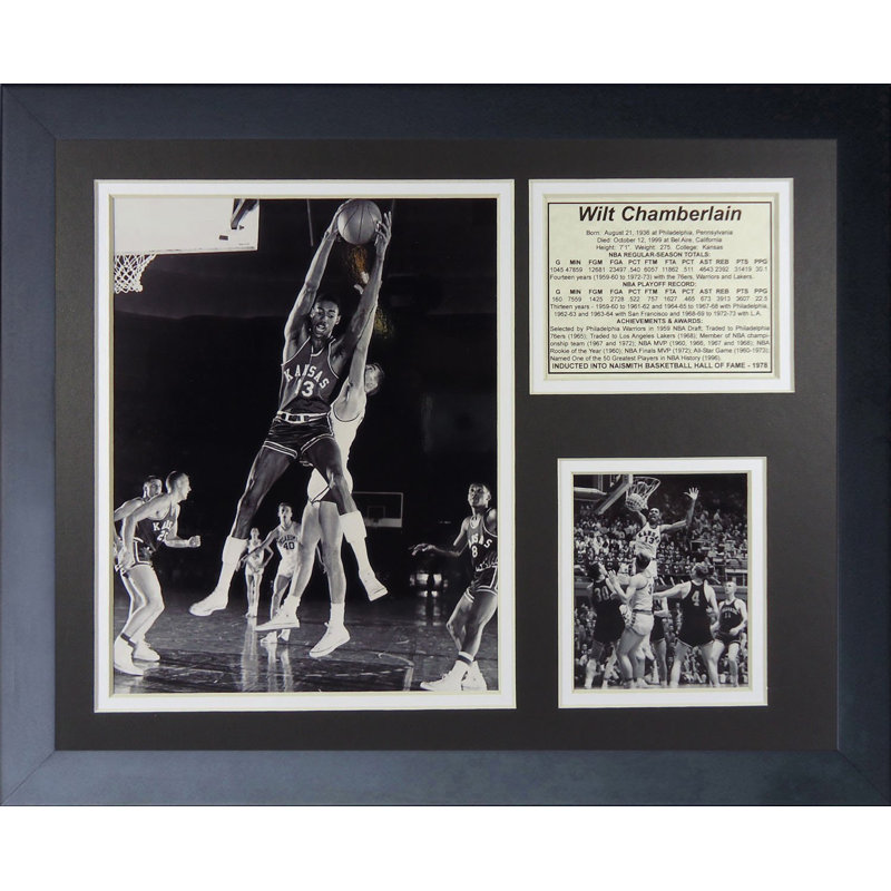 Souvenirs encadrée « flétri chamberlain kansas jayhawks »