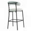 Tabourets de bar en tissu Teddy-1935614068