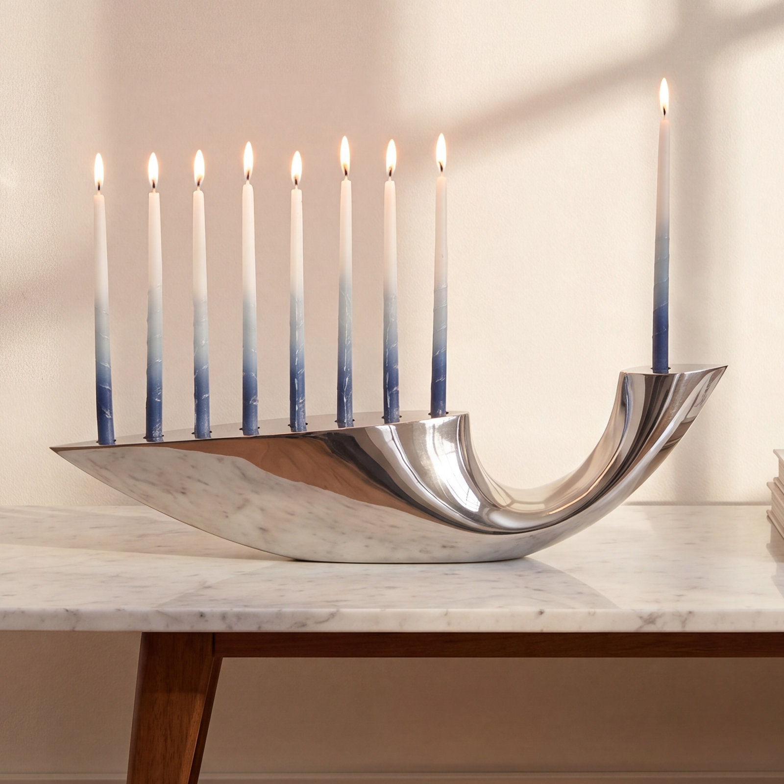 Nambe Illume Menorah