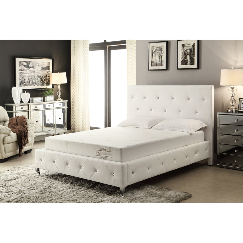 Grand matelas en mousse à mémoire de forme de 8 pouces, compressé en rouleau, aloès pour un sommeil réparateur - facile à manipuler et à rehausser