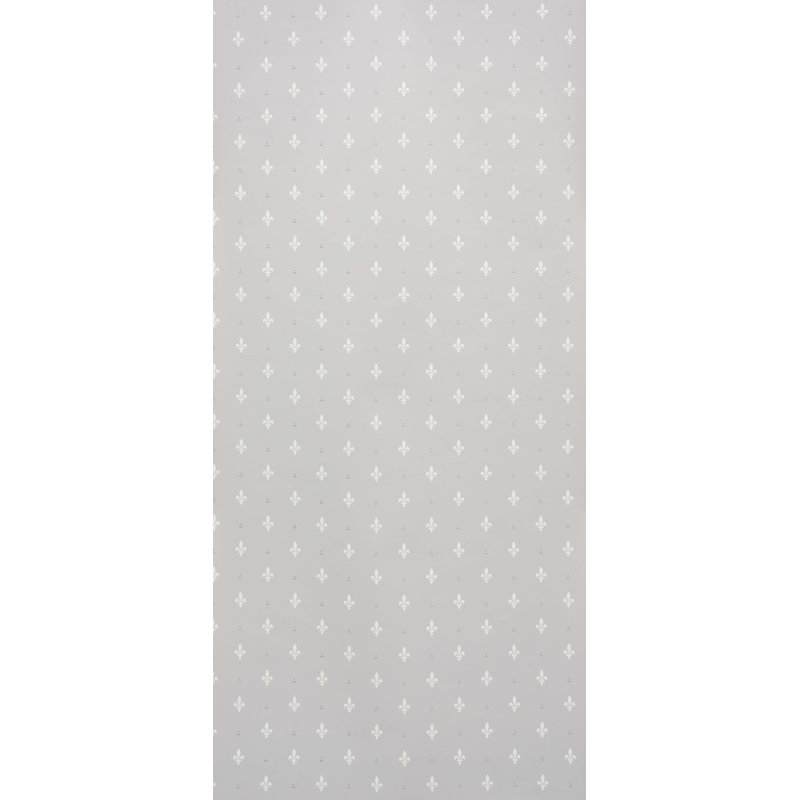 Fleur De Lis Wallpaper, Gray