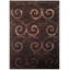Metro-Velvet Geometric Area Rug in Brown/Gray/Ivory-94141958