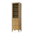 20 Inch Open Shelving Bath Storage Cabinet in Chocolate Oak-1907140528-1911141108