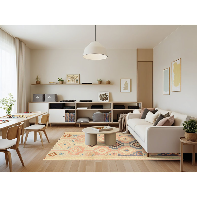 Tapis beige / brun Castleford, Rectangle 7 pi x 9 pi
