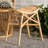 18.1" Wide Rattan Oval Footstool Ottoman