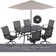 Rectangular 6 - Person 66'' Long Swivel Rocking Dining Set