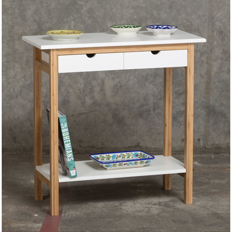 Console Alfie-Thomas 28 po, blanc