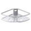 Serviteur de douche extensible avec tablettes réglables - Poteau en aluminium anodisé antirouille - Installation sans outil - Plateaux amovibles pour un nettoyage facile