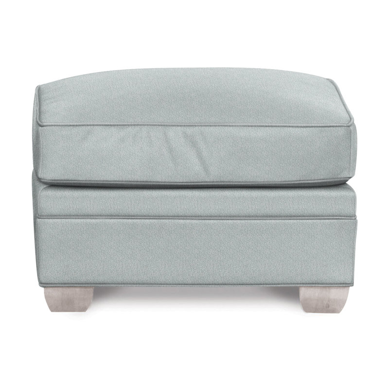 Hillcrest Upholstered Cotton and Polyester Blend Standard, Ian Haze, Dove Grey