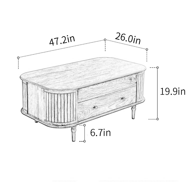 Black walnut end table