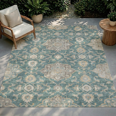 Tapis Chantille ACN3077 Global, lavable à la machine, intérieur/extérieur