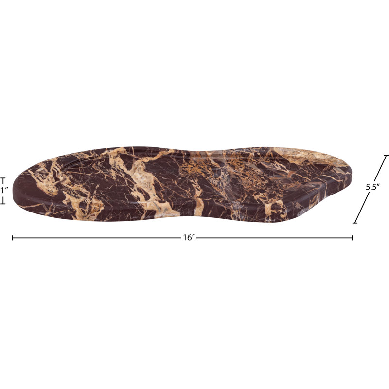 Arezzo Marble Tray, Cherry