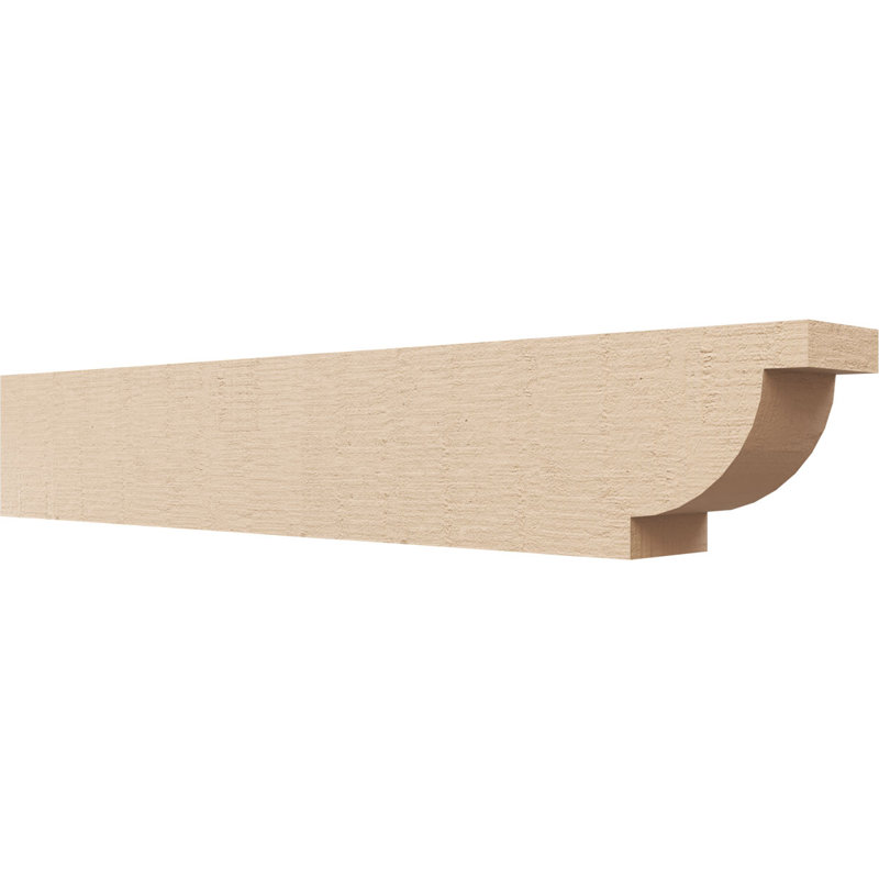 Queue de chevron Alpine Woodgrain TimberThane, brun clair apprêté, H 6 po x l 36 po x P 4 po